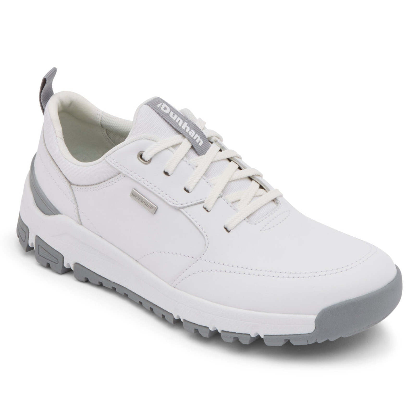 Dunham Glastonbury Waterproof uBal Cushioned Men's Walking Shoe - White Leather - 2