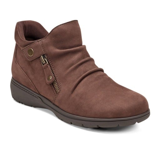 Rockport Helen Women's Zip Booties - Dark Brown - View 1