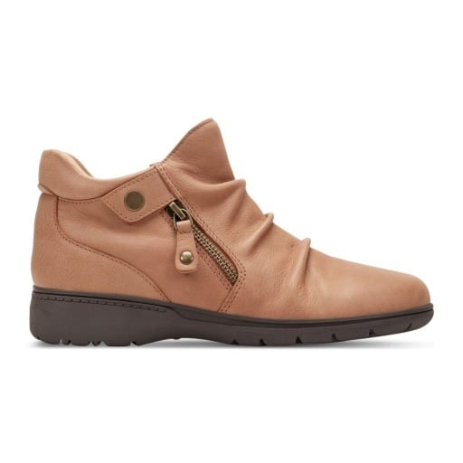 Rockport Helen Women's Zip Booties - Medium Natural - View 2
