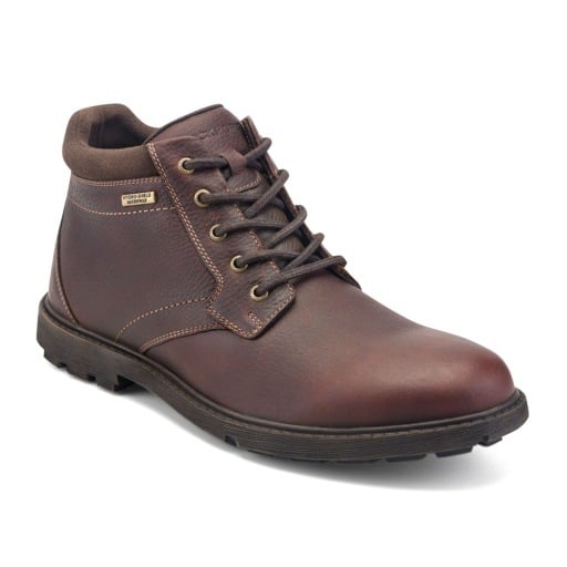 Rockport Men's Plain-Toe Waterproof Boots - Dark Brown - View 1