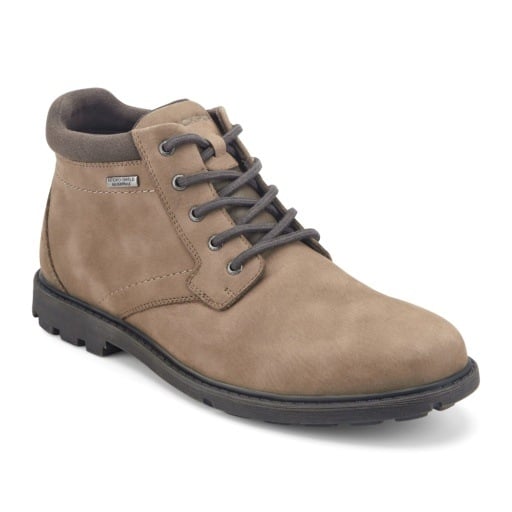 Rockport Men's Plain-Toe Waterproof Boots - Taupe - View 1
