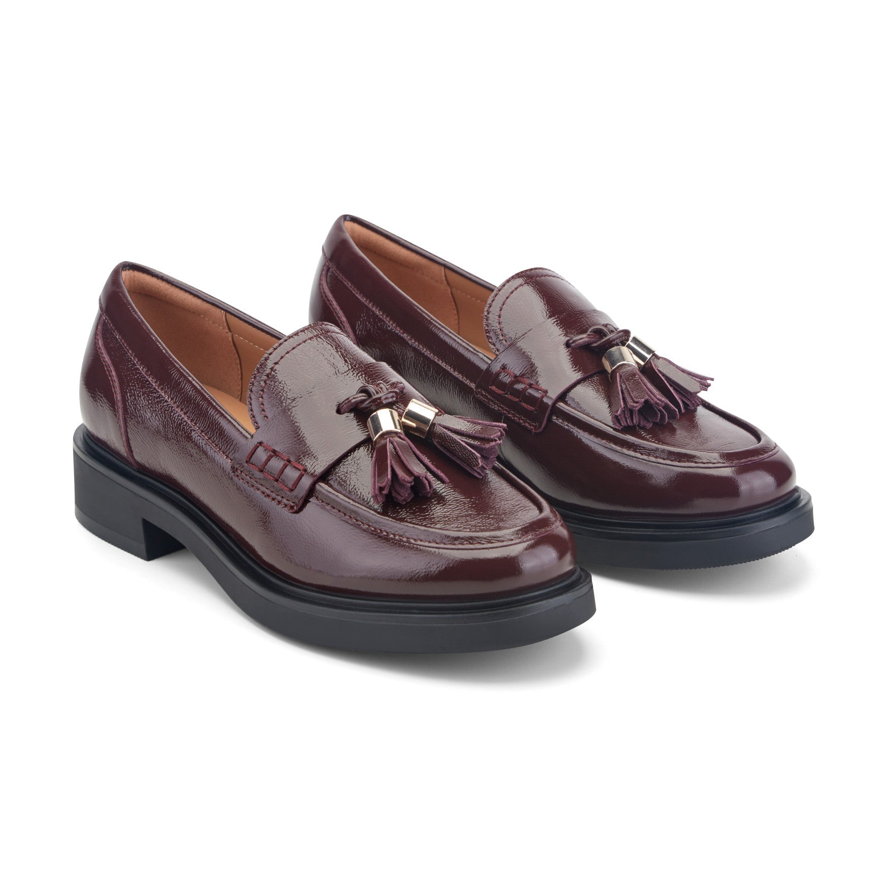 Dark Red Leather