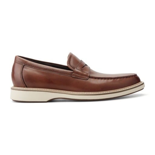 Rockport Ledger Men's Cushioned Penny Loafers Dark Natural 2