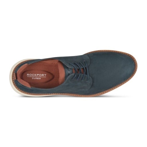 Rockport Mather Men's Plain-Toe Oxfords - Dark Blue - View 5