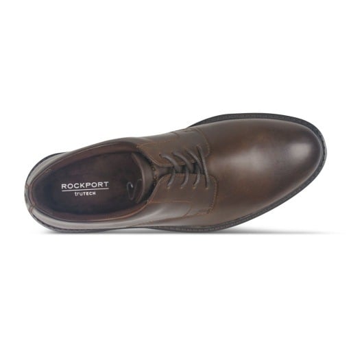 Rockport Max Men's Cushioned Leather Oxfords Dark Brown 5