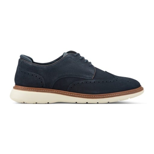 Rockport Melrose Men's Brogue Lace-Ups - Dark Blue - View 2
