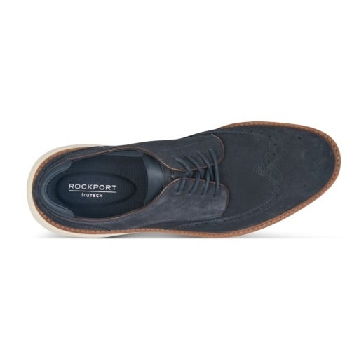 Rockport Melrose Men's Brogue Lace-Ups - Dark Blue - View 5
