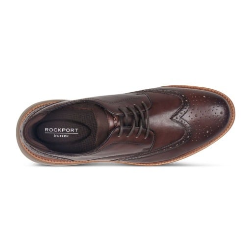 Rockport Melrose Men's Brogue Lace-Ups - Brown - View 5