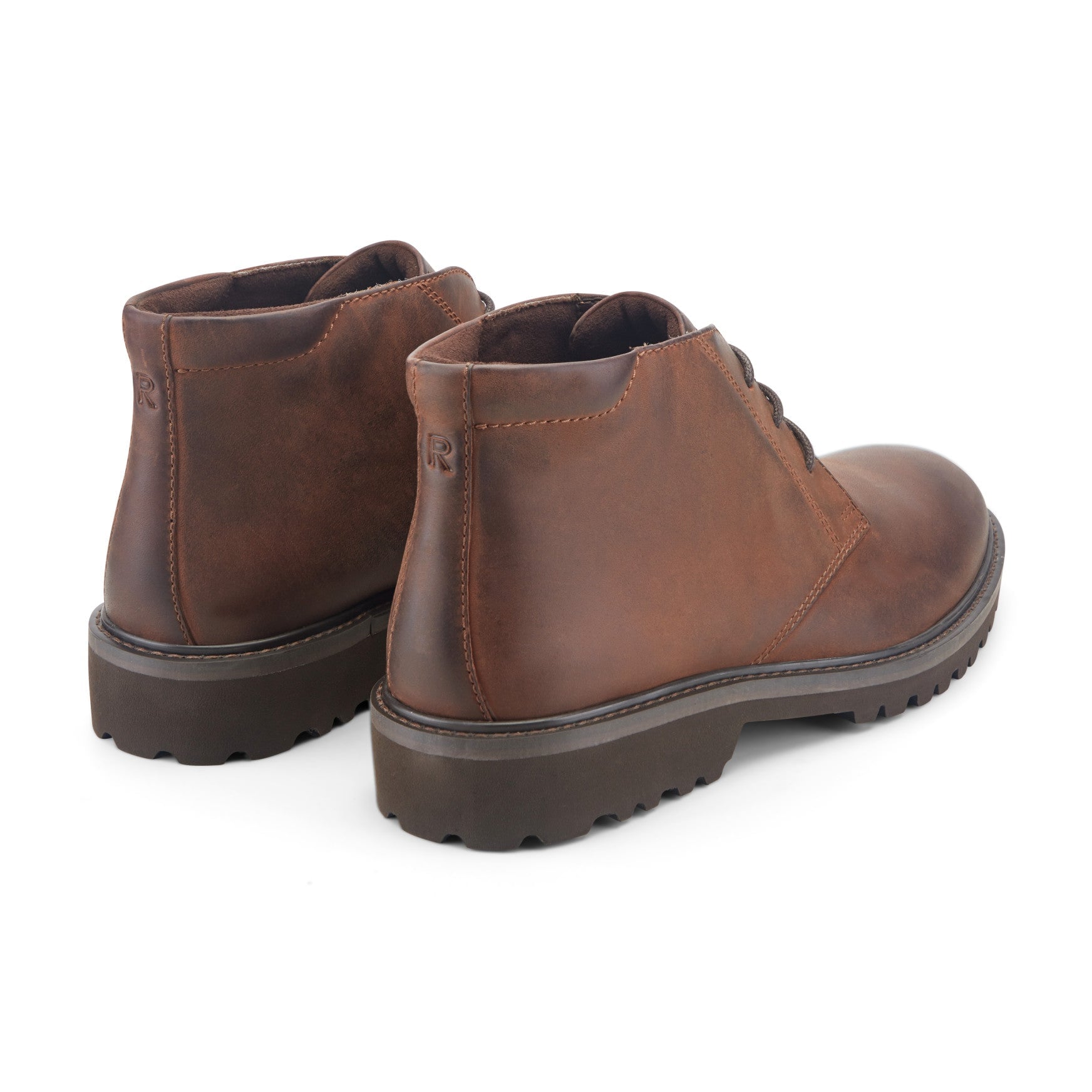 Rockport Merrick Men's Waterproof Leather Chukka Boots - Medium Brown Leather - View 3