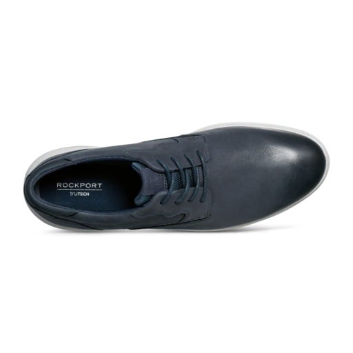 Rockport Noah Men's Plain Toe Oxfords - Blue - View 6