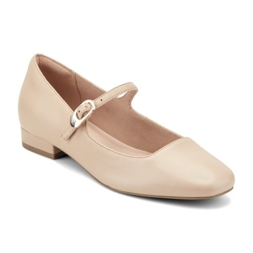 Rockport Niya Women's Mary Jane Flats - Beige - View 1