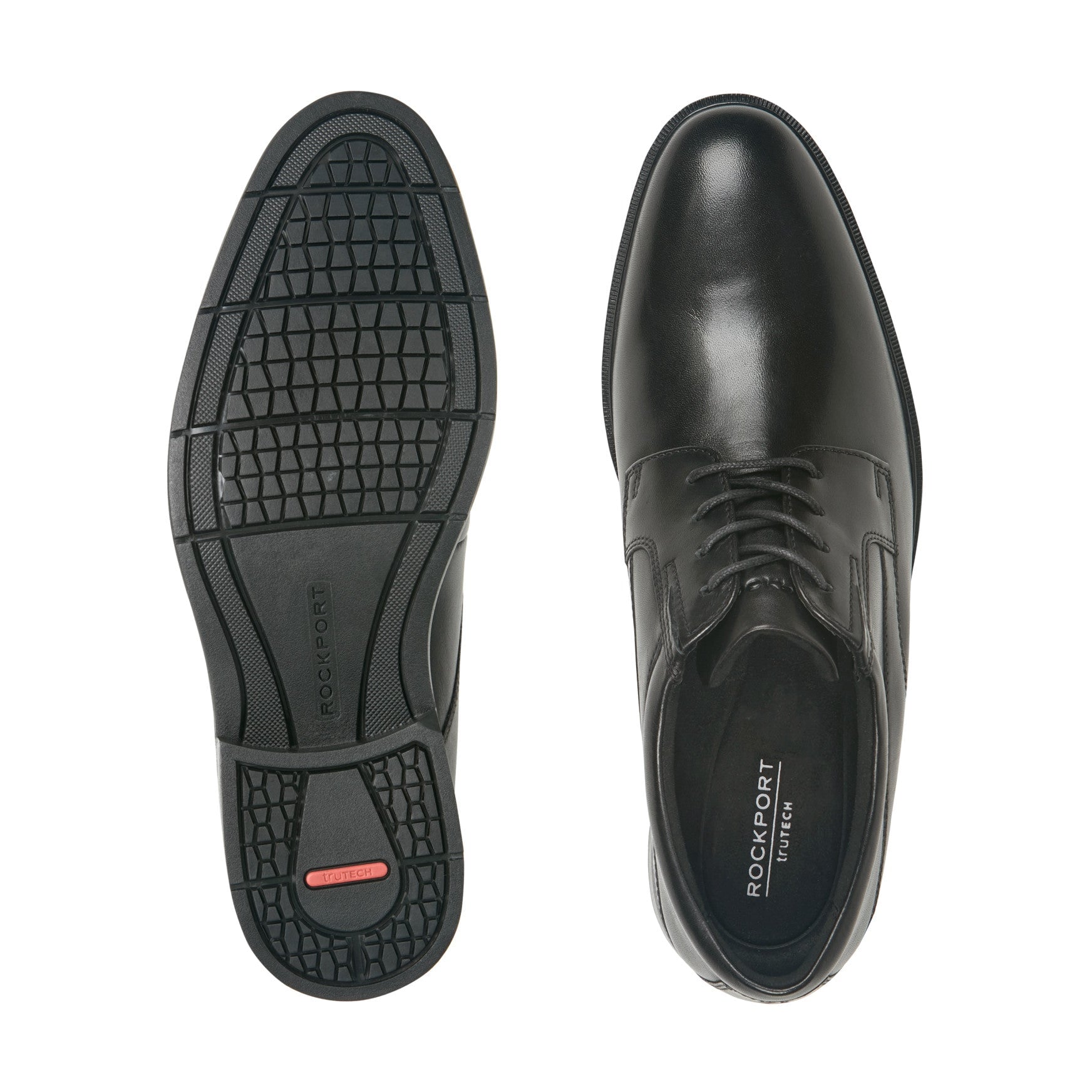 Rockport Otto Men's Waterproof Plain-Toe Oxfords - Black Leather - View 5