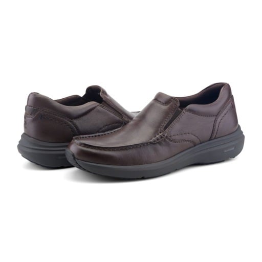 Rockport ProWalker Deleo Men's Slip On Walking Shoes - Dark Brown - View 6