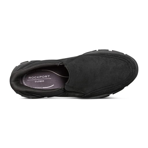 Rockport Reece Men's Step-Activated Slip-Ons - Black - View 4