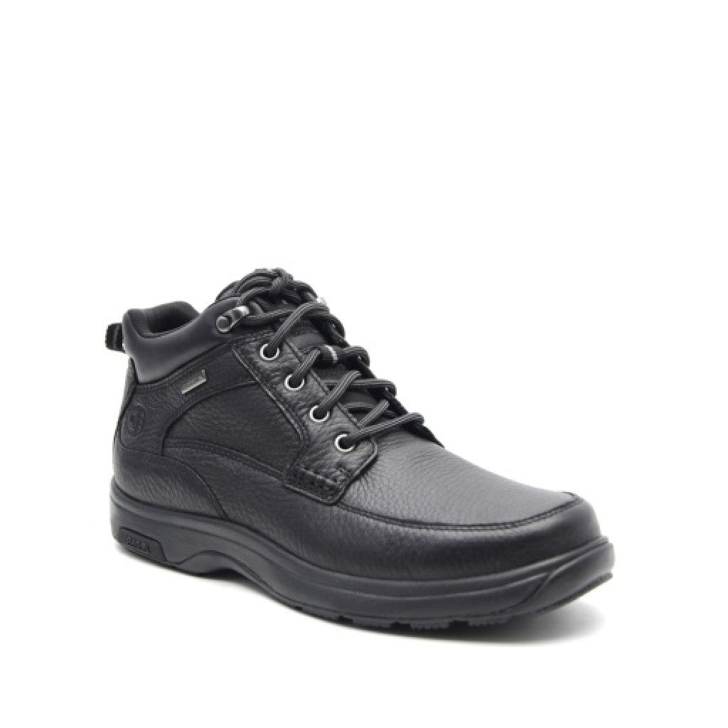 Rockport 8000 Waterproof Mid - Men's Boot (Comfort, Supportive, Cushioned) - Black Lea - 6