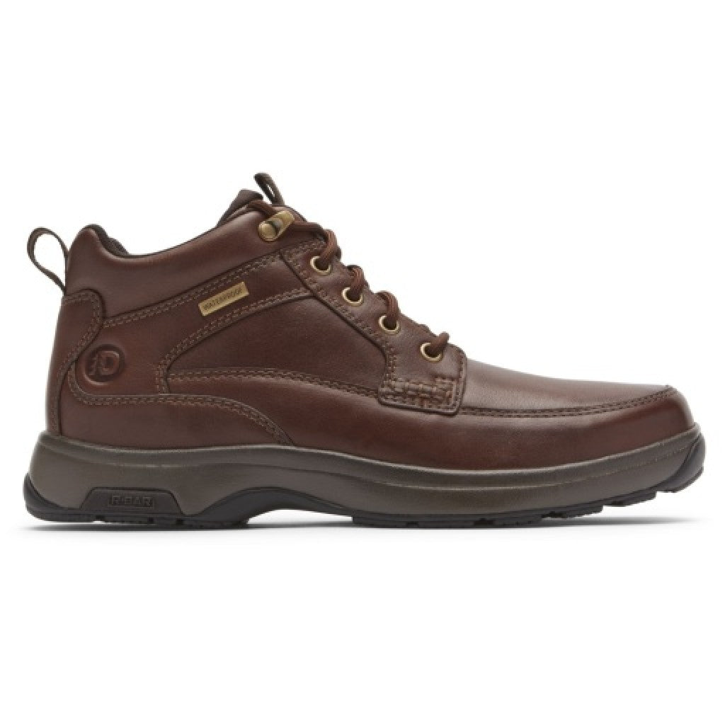 Rockport 8000 Waterproof Mid - Men's Boot (Comfort, Supportive, Cushioned) - Dark Brown Lea - 2