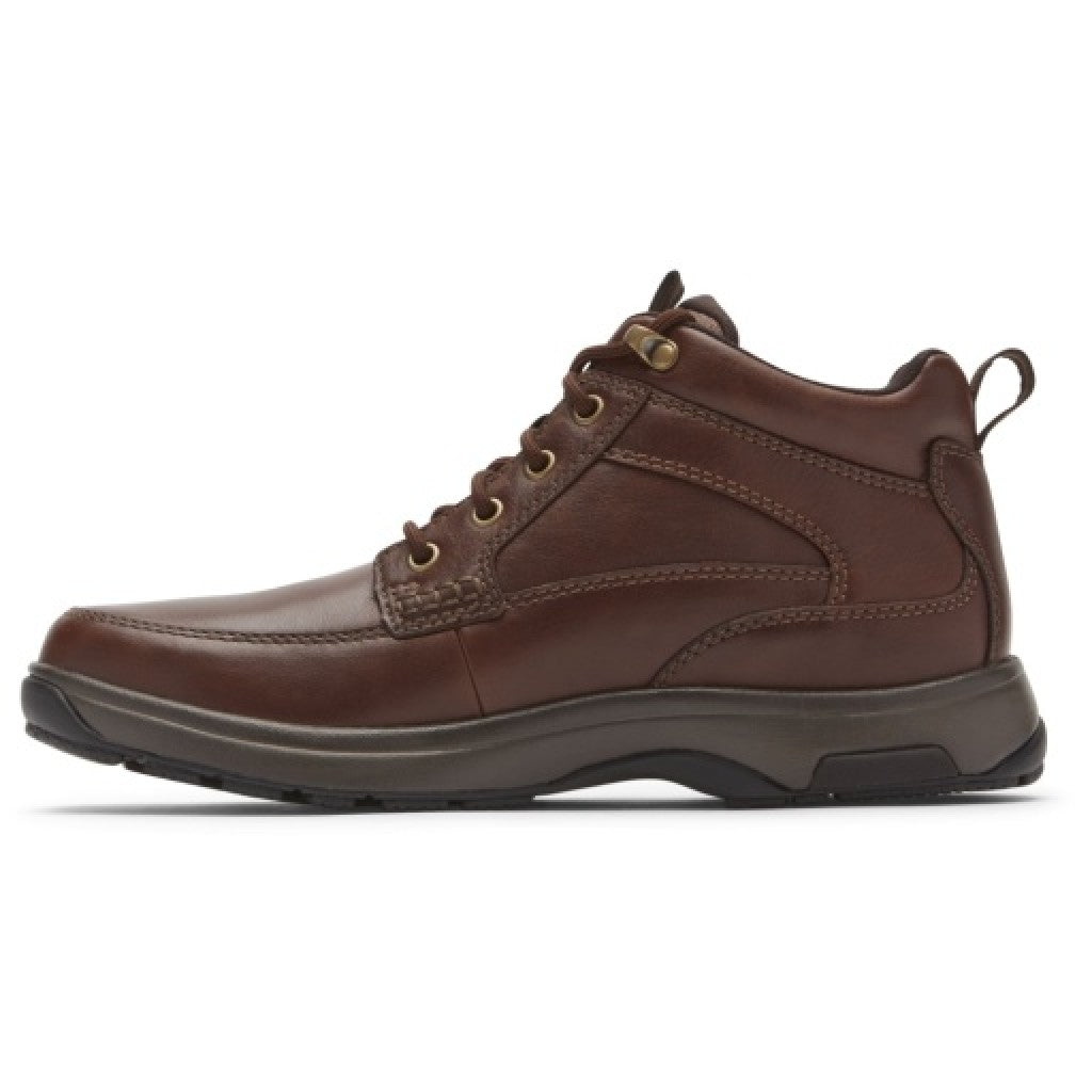 Rockport 8000 Waterproof Mid - Men's Boot (Comfort, Supportive, Cushioned) - Dark Brown Lea - 3