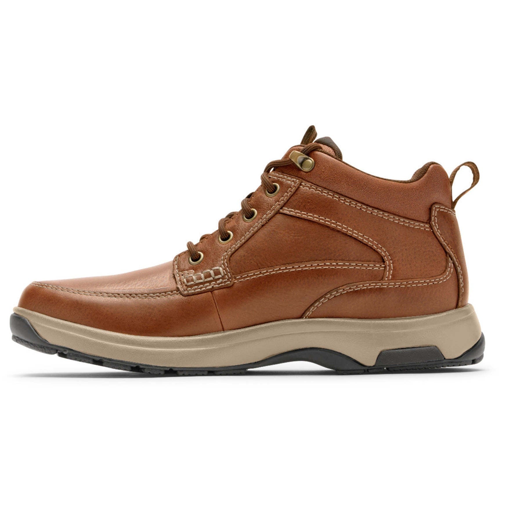 Rockport 8000 Waterproof Mid - Men's Boot (Comfort, Supportive, Cushioned) - Tan Leather - 5