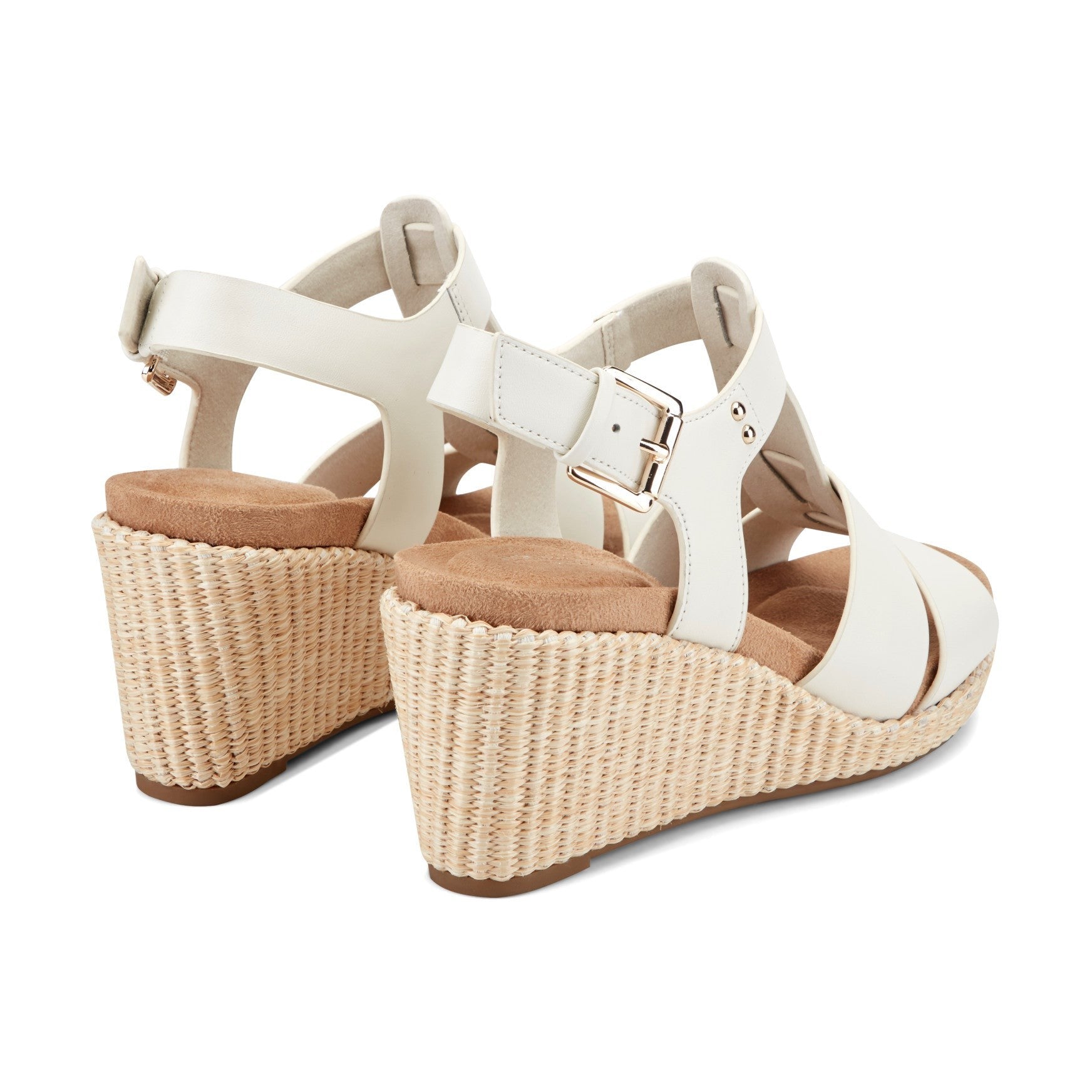 Rockport Belle Wedge Cushioned Arch Support Women's Wedge Sandal - Ivory - 3