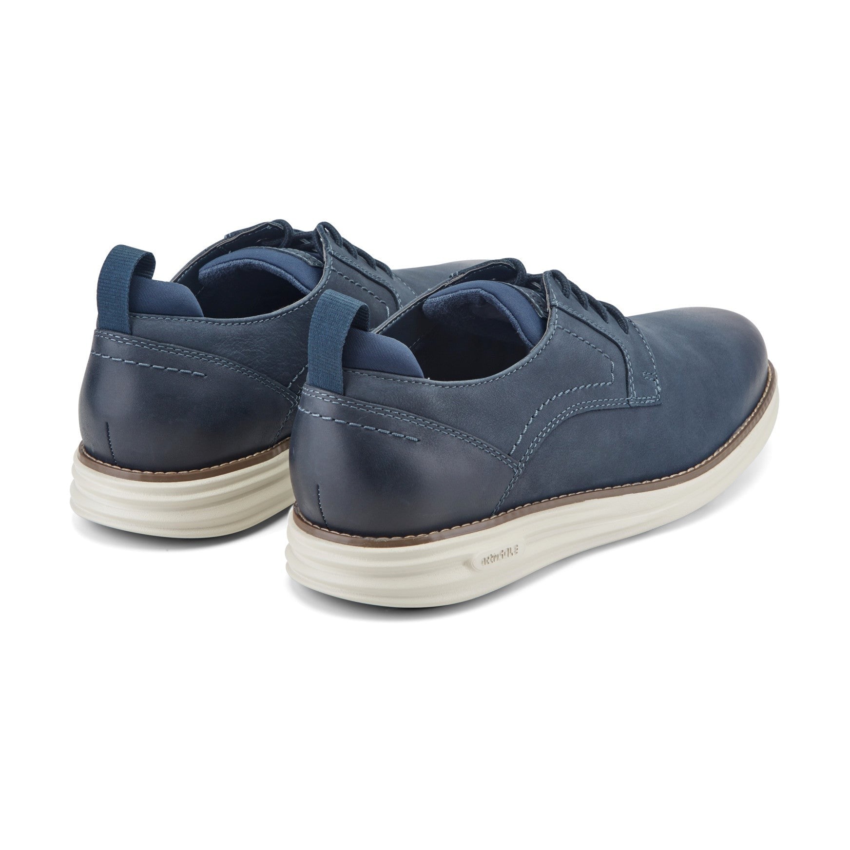 Rockport Canton Cushioned Orthotic-Friendly Men's Casual Oxford - Dark Blue Leather - 3