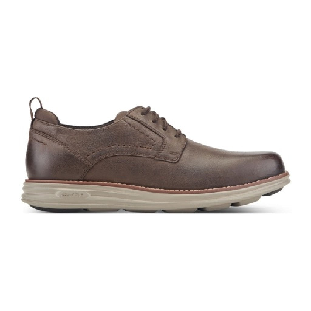Rockport Canton Cushioned Orthotic-Friendly Men's Casual Oxford - Dark Brown - 2