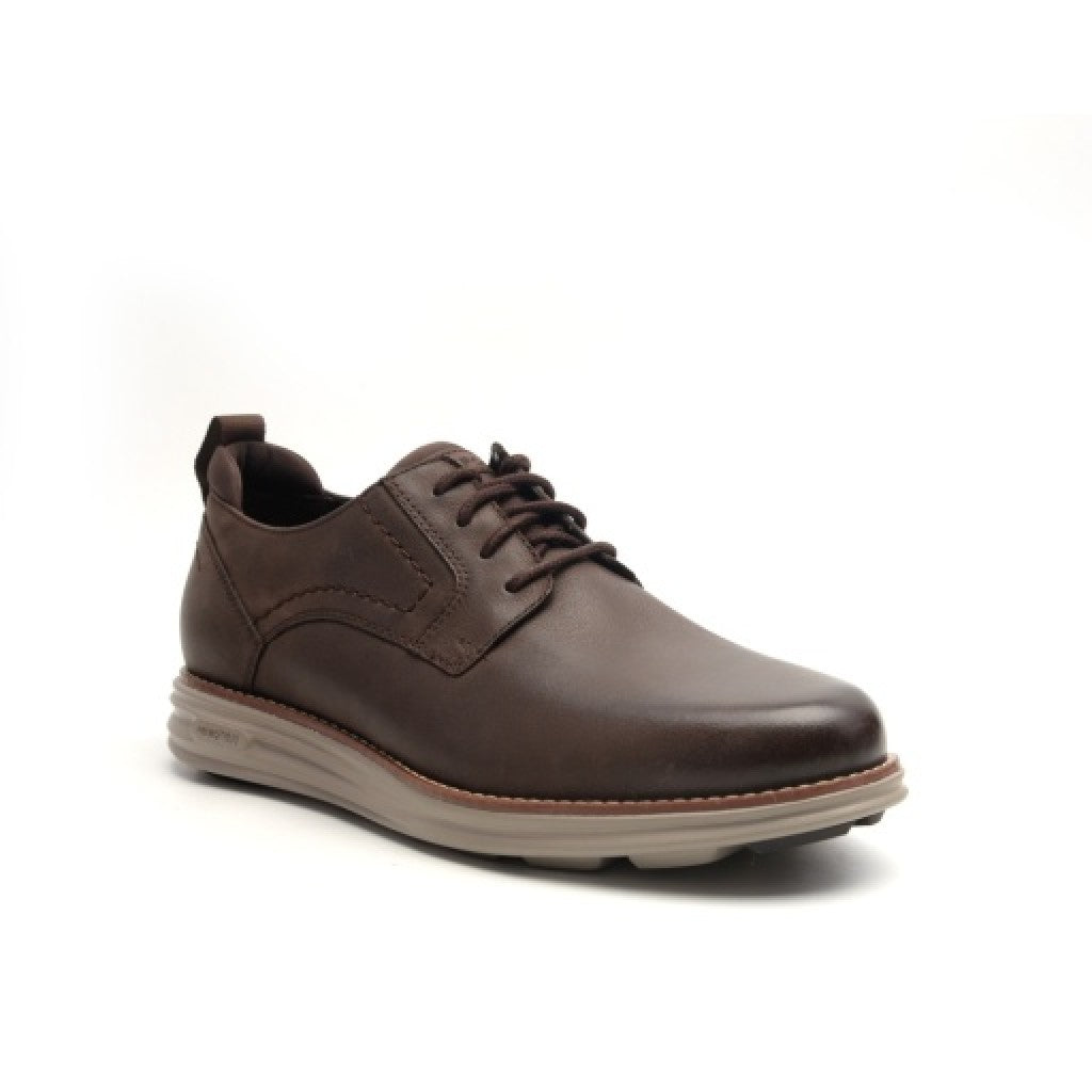 Rockport Canton Cushioned Orthotic-Friendly Men's Casual Oxford - Dark Brown - 6