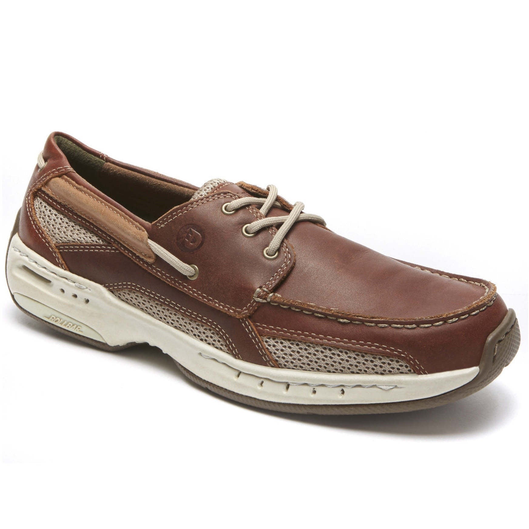 Rockport Captain Boat Cushioned Arch Support Men's Boat Shoe - Brown - 2