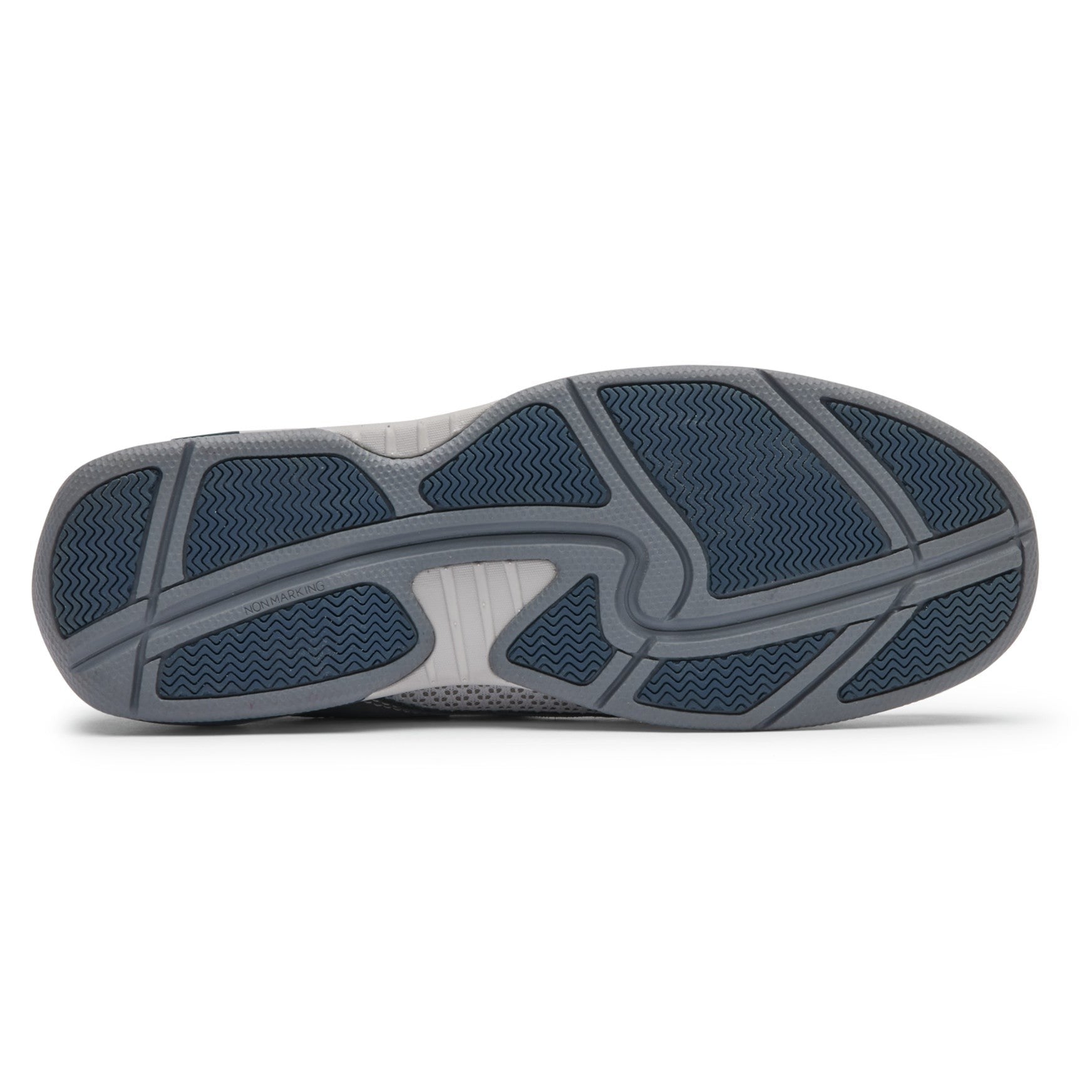 Rockport Captain Boat Cushioned Arch Support Men's Boat Shoe - Gray/navy Nubuck - 4
