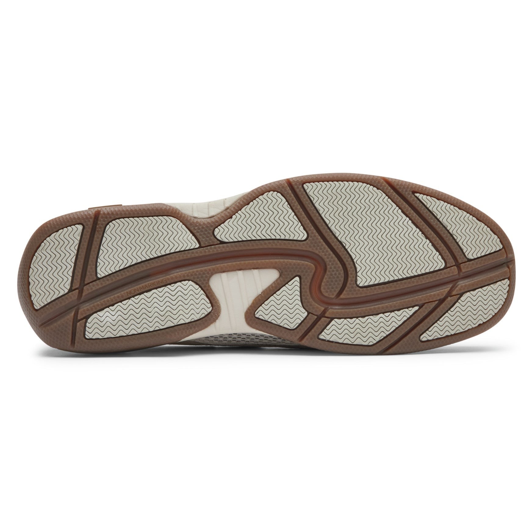 Rockport Captain Boat Cushioned Arch Support Men's Boat Shoe - Rocksand/post Nubuck - 4