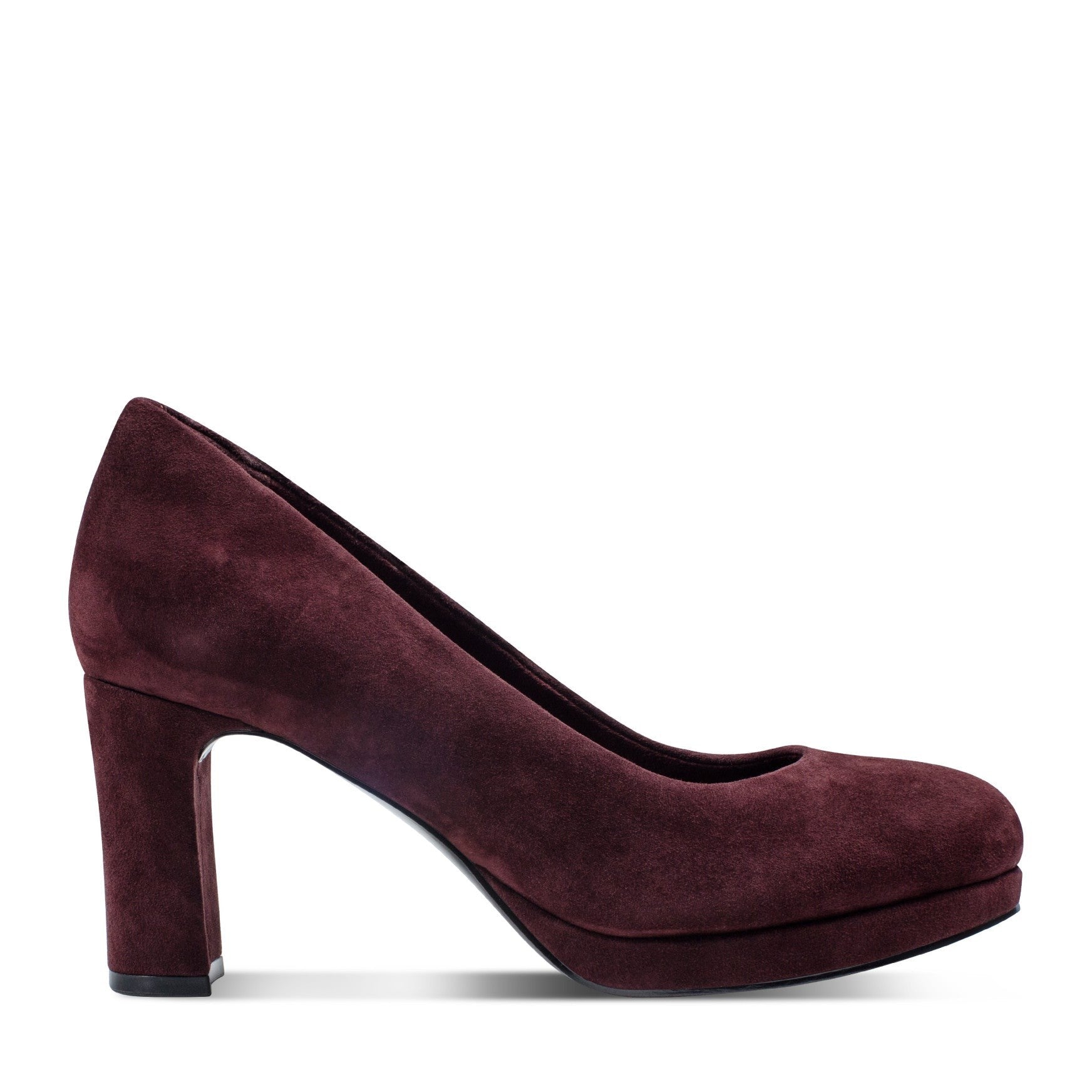Rockport Carmen Total Motion Cushioned Arch Support Women's Pump - Dark Red Suede - 1
