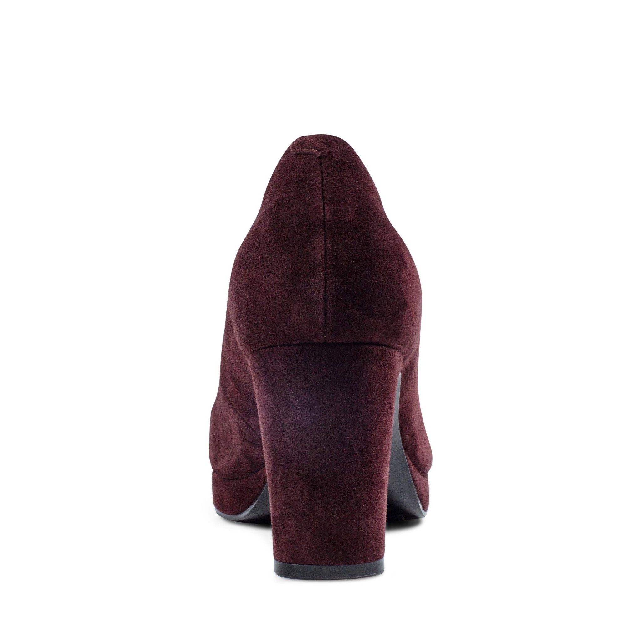 Rockport Carmen Total Motion Cushioned Arch Support Women's Pump - Dark Red Suede - 3