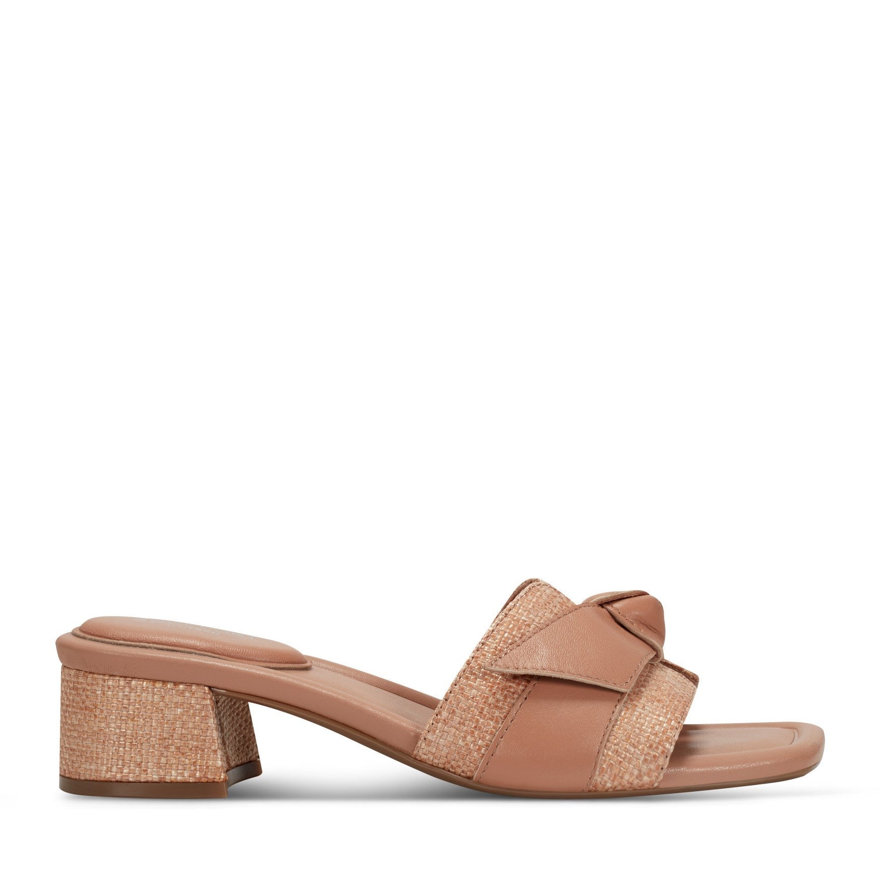 Rockport Carsie Cushioned Block Heel Comfort Women's Sandal - Medium Natural - 1