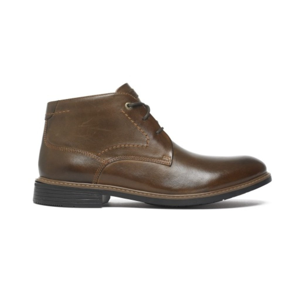 Rockport Classic Break Chukka Cushioned Arch Support Men's Boot - Dk Brown Lea - 2