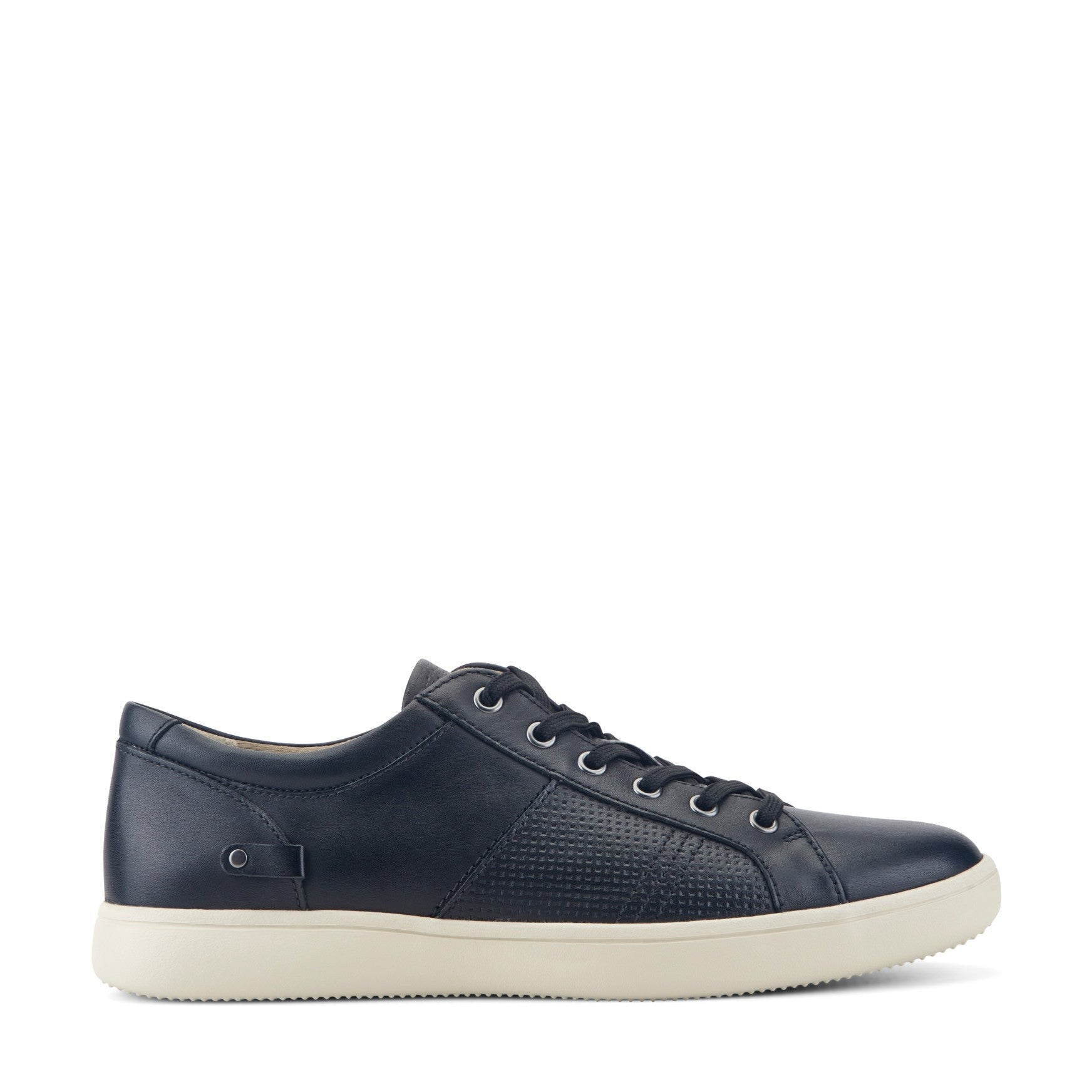 Rockport Colle Lace-to-Toe Men's Cushioned Support Sneaker - Black Leather - 1