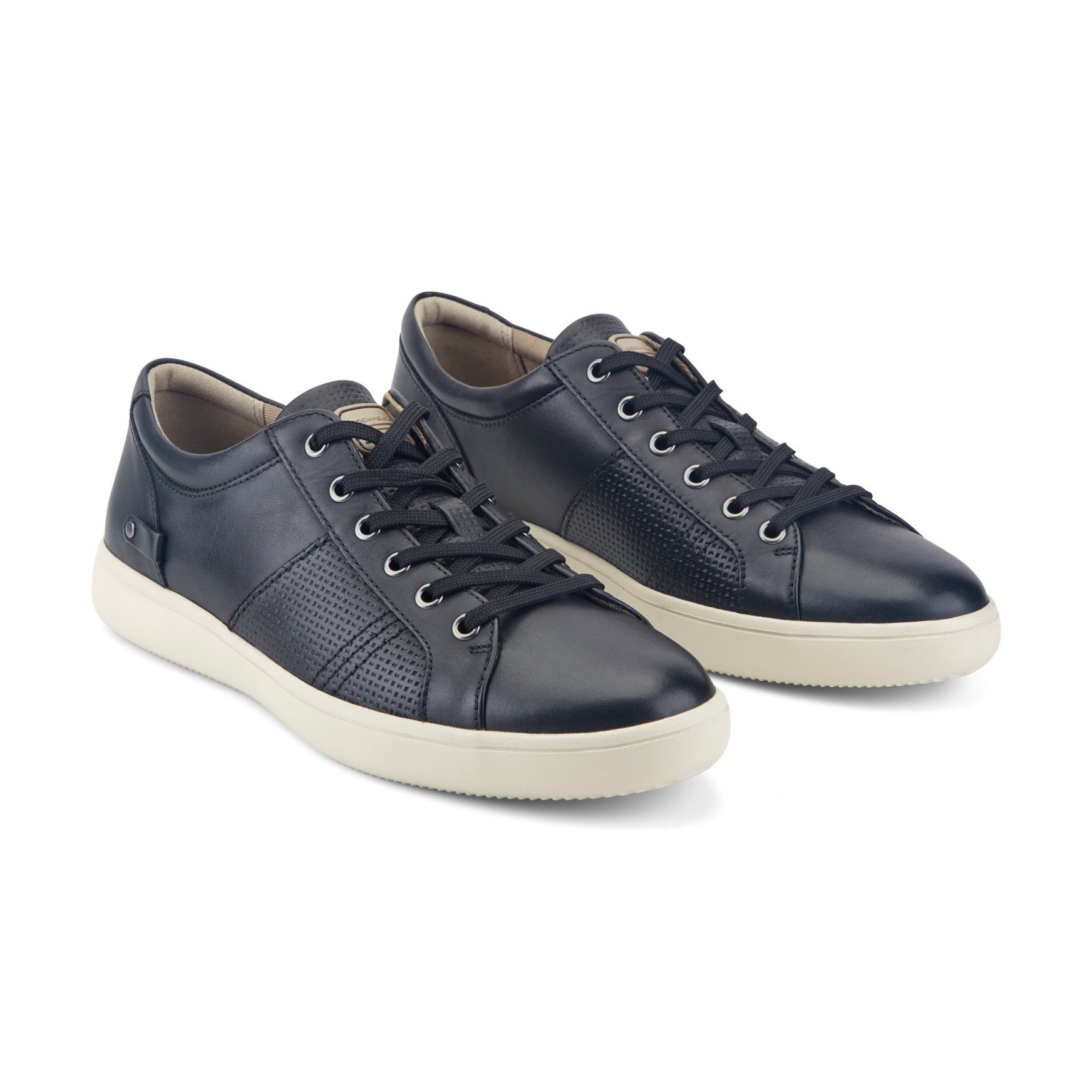 Rockport Colle Lace-to-Toe Men's Cushioned Support Sneaker - Black Leather - 2