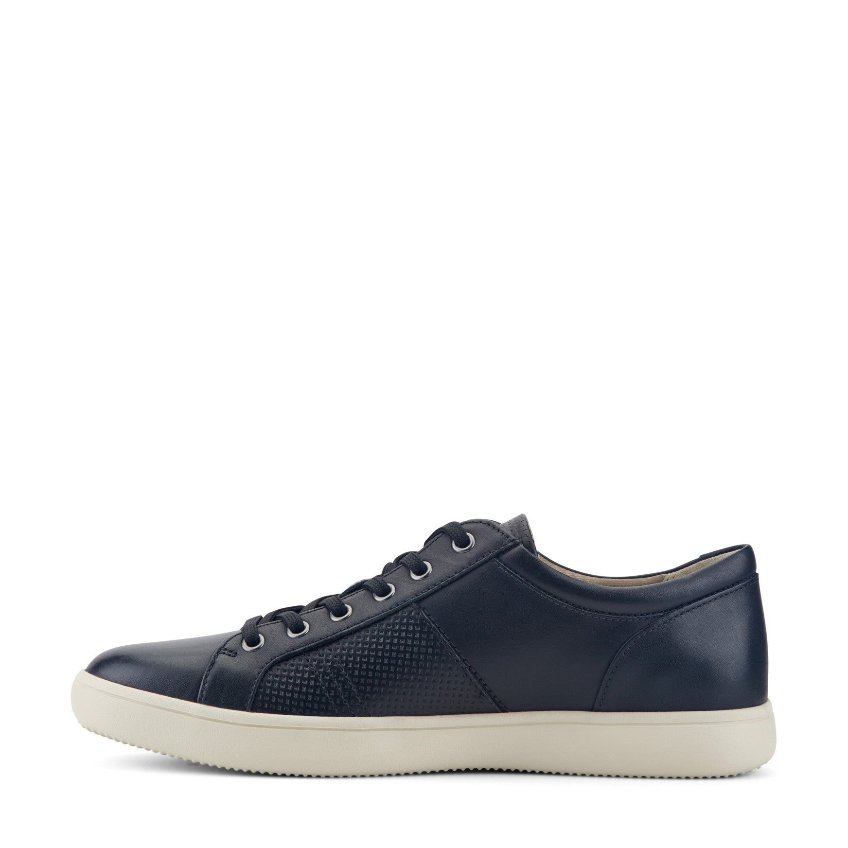 Rockport Colle Lace-to-Toe Men's Cushioned Support Sneaker - Black Leather - 4