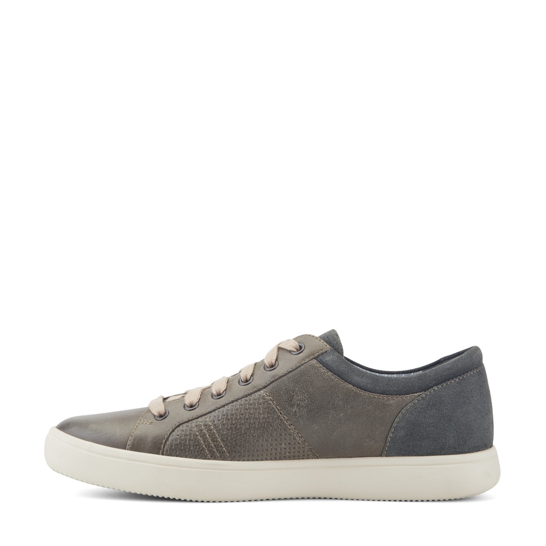 Rockport Colle Lace-to-Toe Men's Cushioned Support Sneaker - Blue/gray Leather - 4