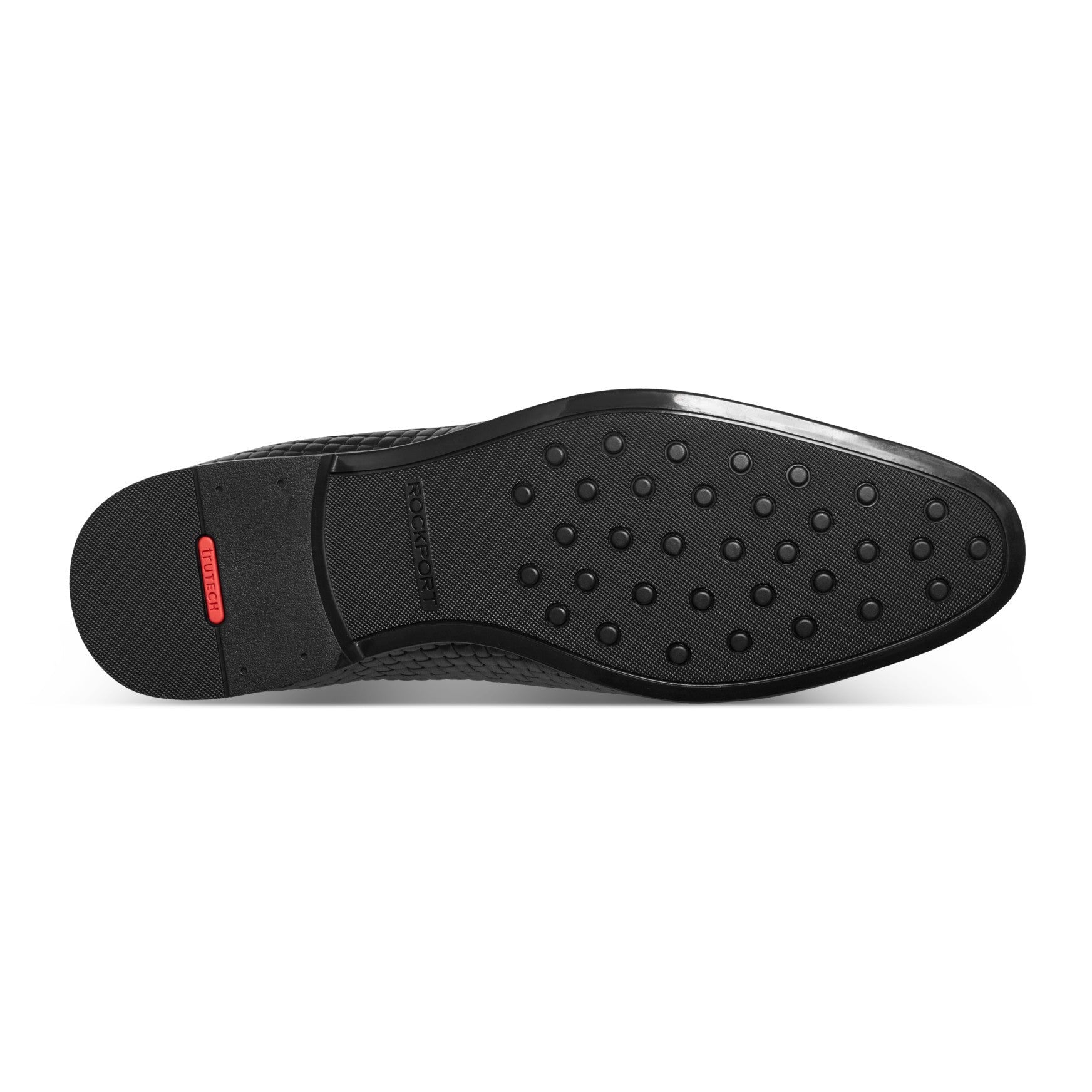 Rockport Cory Penny Cushioned Men's Loafer - Black Embossed Leather - 5