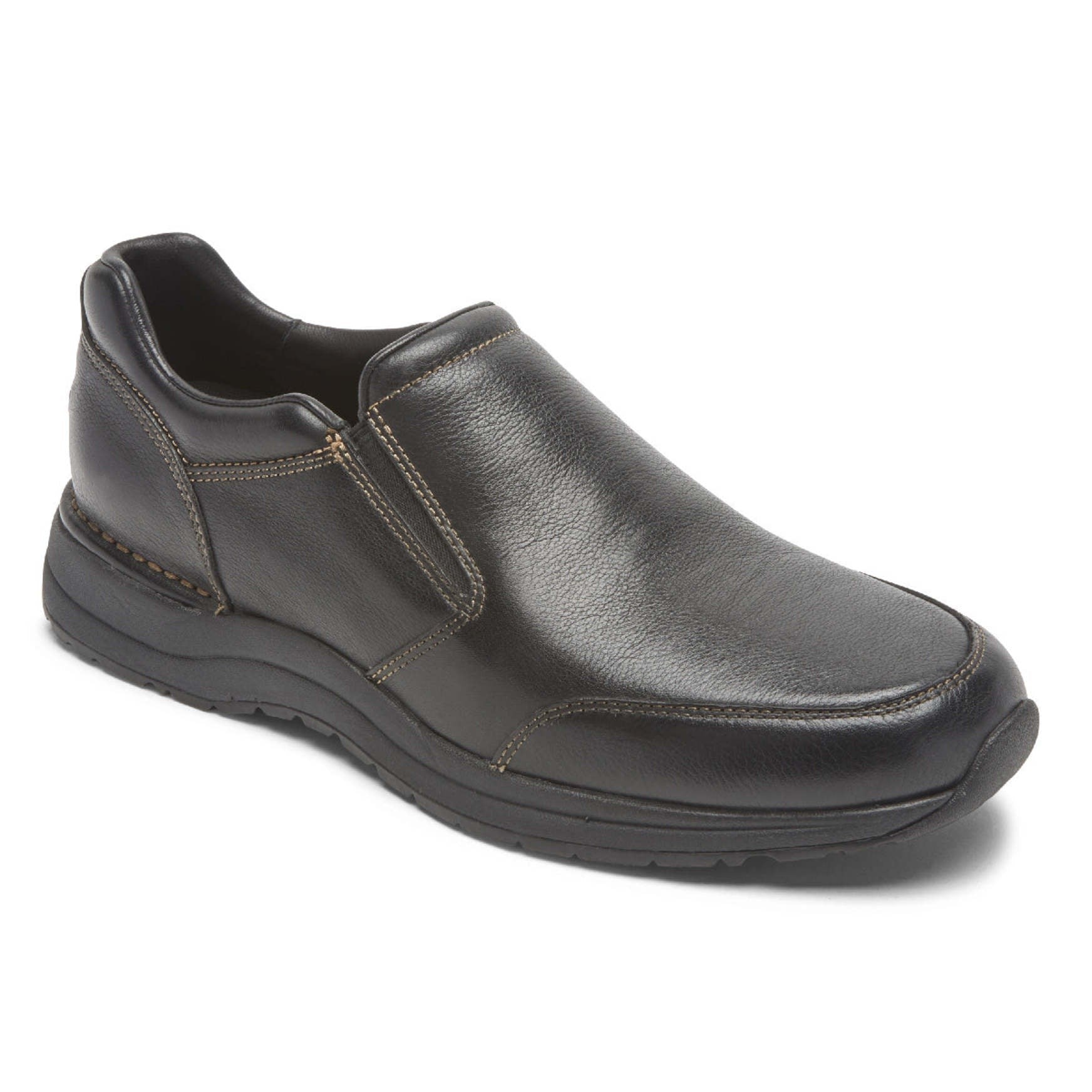 Rockport Edge Hill 2 Cushioned Memory-Foam Men's Slip-On - Black Leather - 2