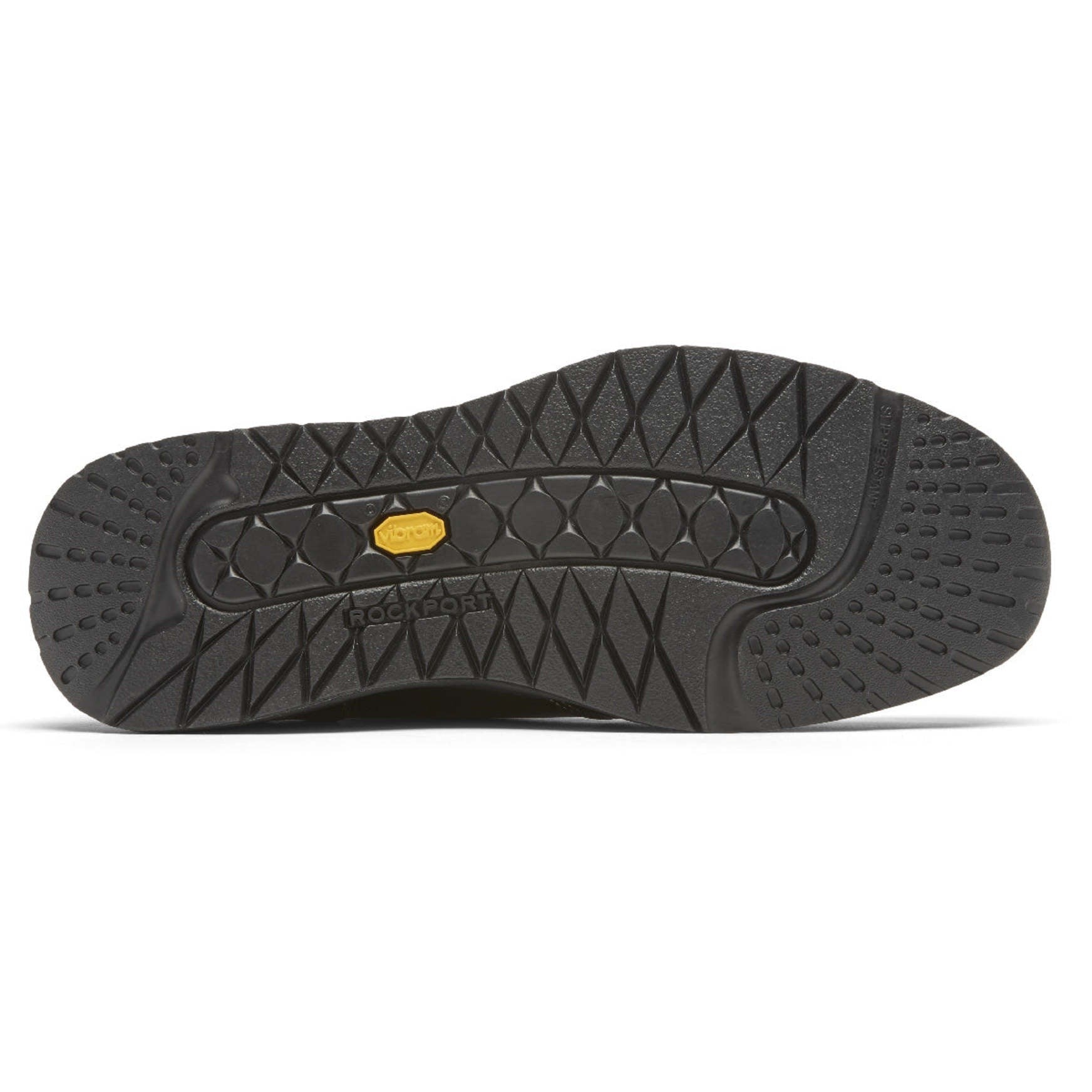 Rockport Edge Hill 2 Cushioned Memory-Foam Men's Slip-On - Black Leather - 4