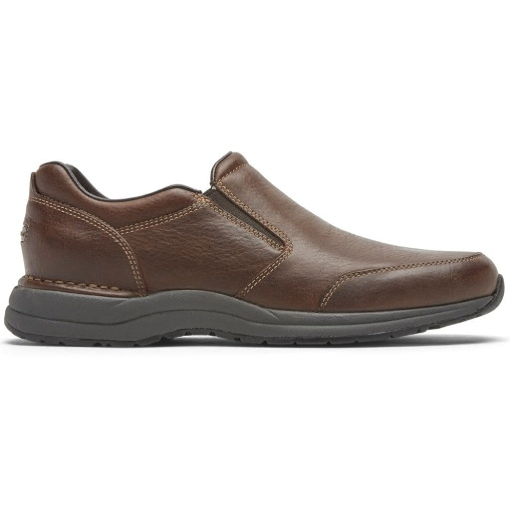 Rockport Edge Hill 2 Cushioned Memory-Foam Men's Slip-On - Brown Lea - 2
