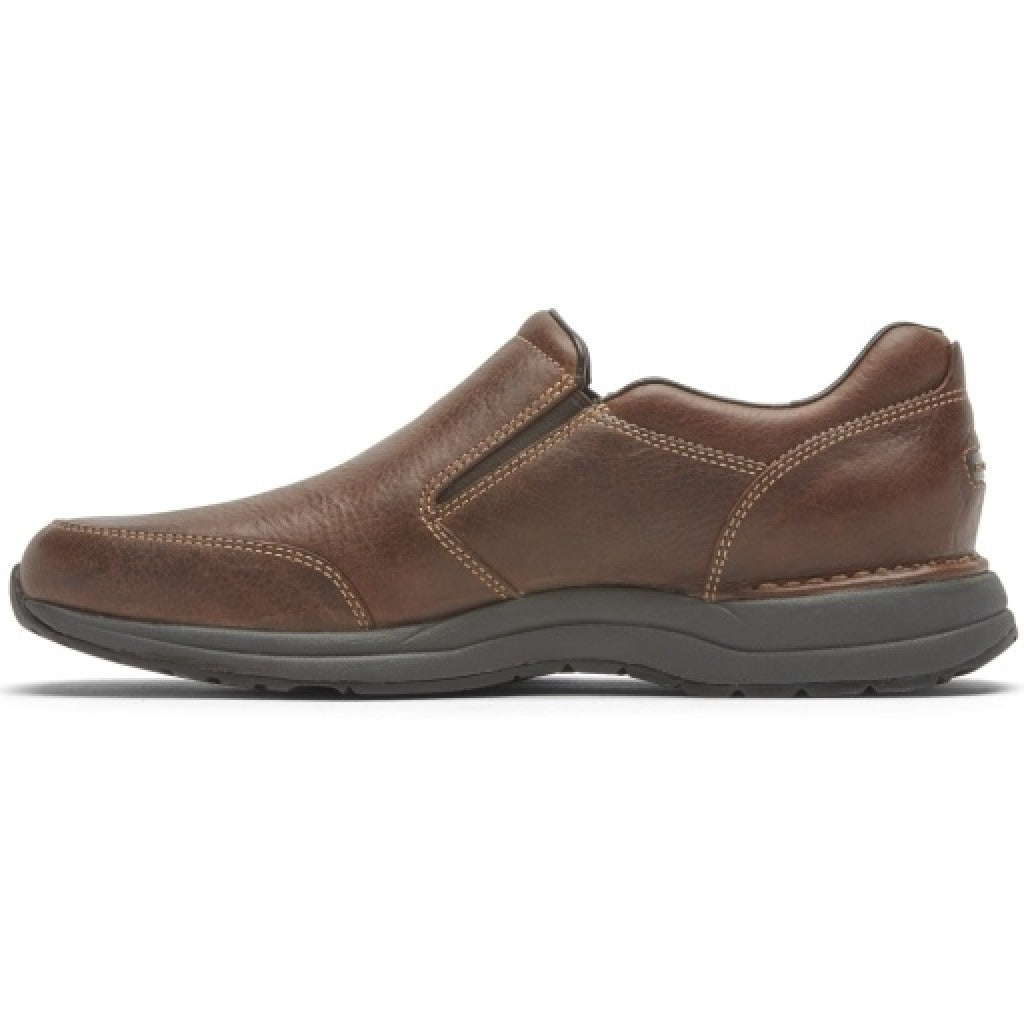 Rockport Edge Hill 2 Cushioned Memory-Foam Men's Slip-On - Brown Lea - 3