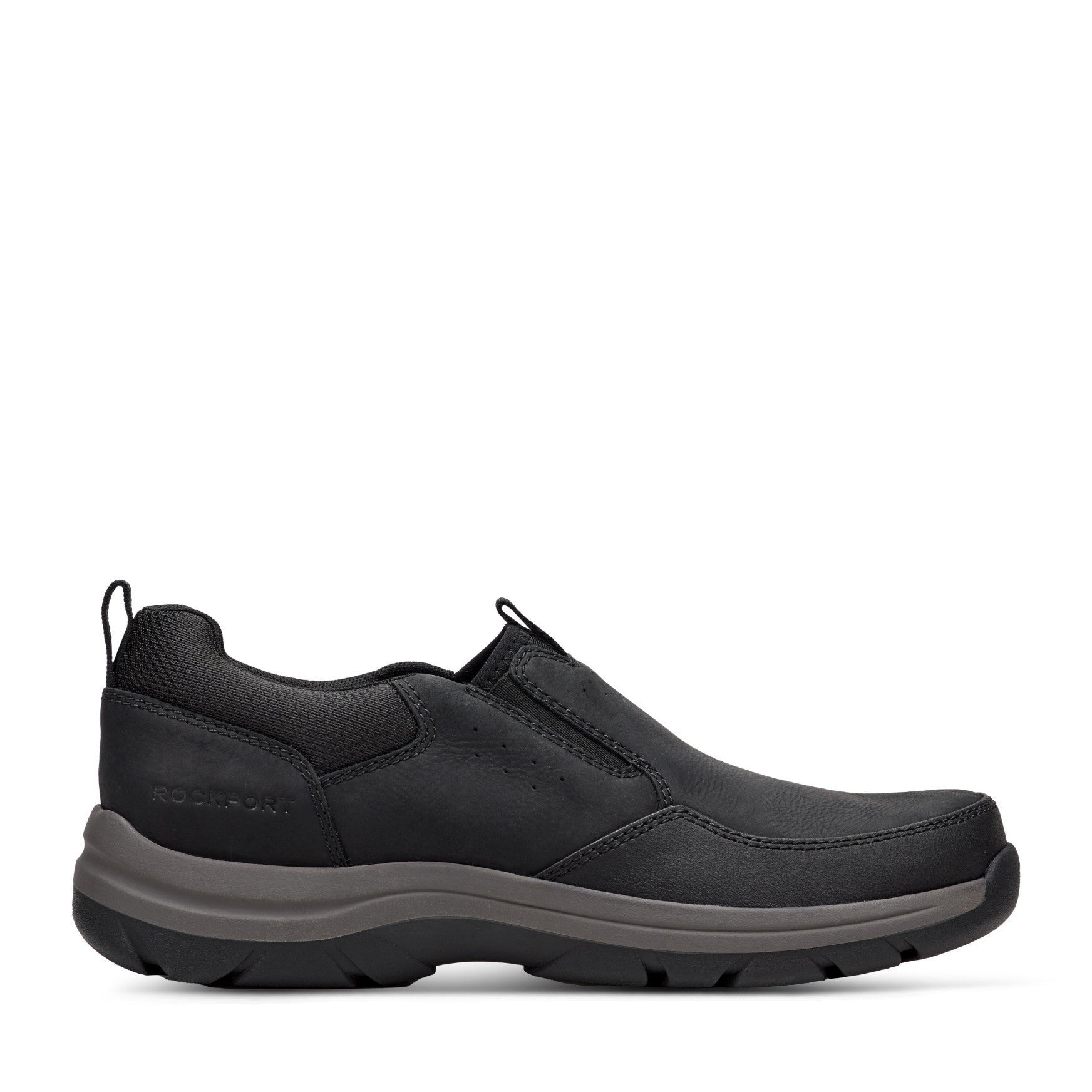 Rockport Falcon Cushioned Slip-On Men's Shoe - Black - 1