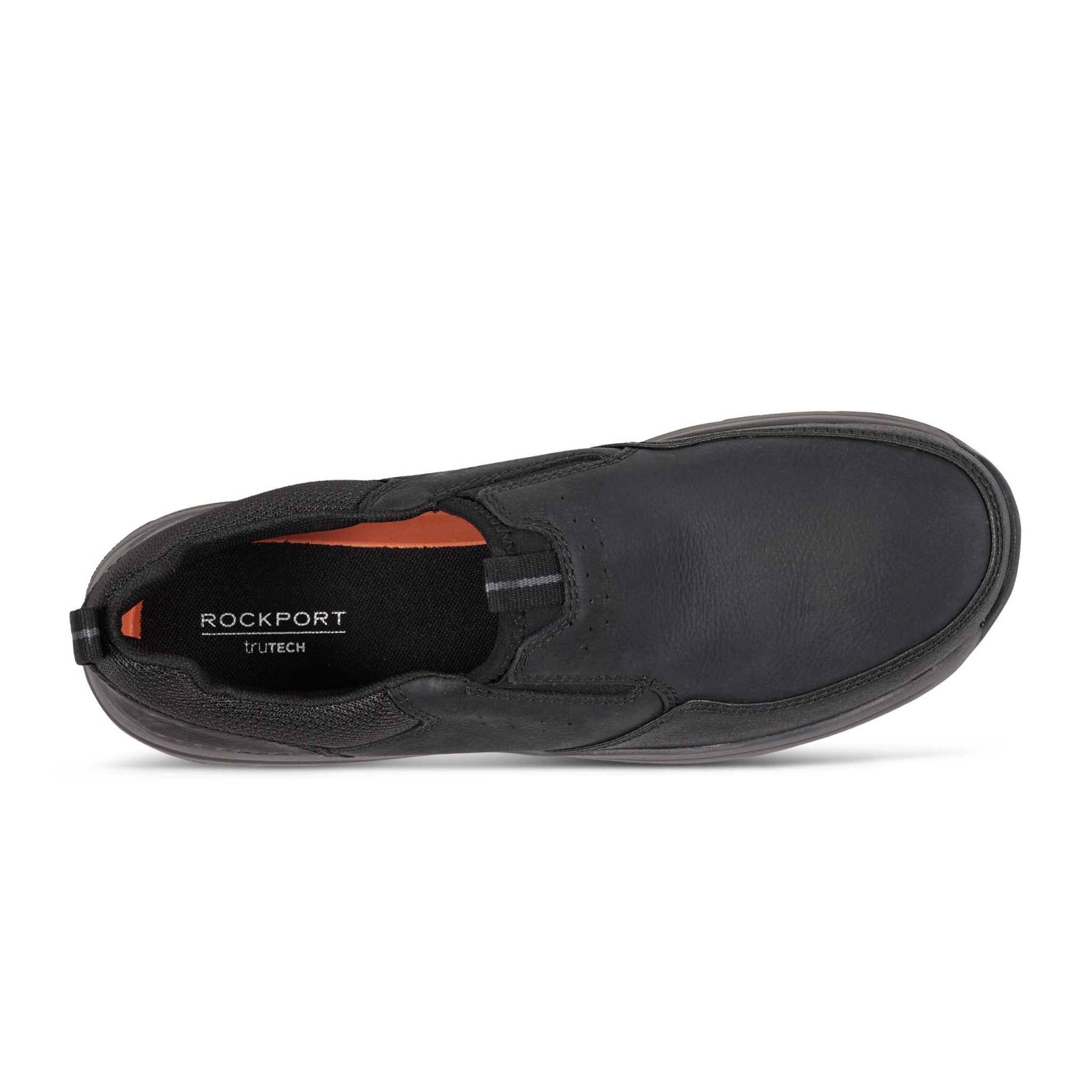 Rockport Falcon Cushioned Slip-On Men's Shoe - Black - 4