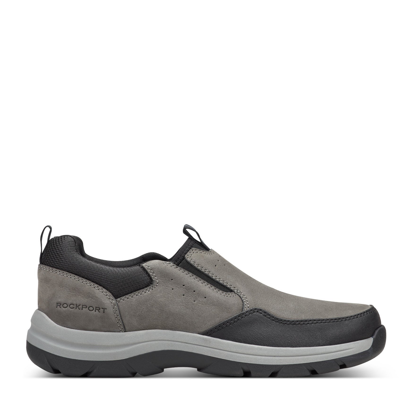 Rockport Falcon Cushioned Slip-On Men's Shoe - Medium Gray - 1