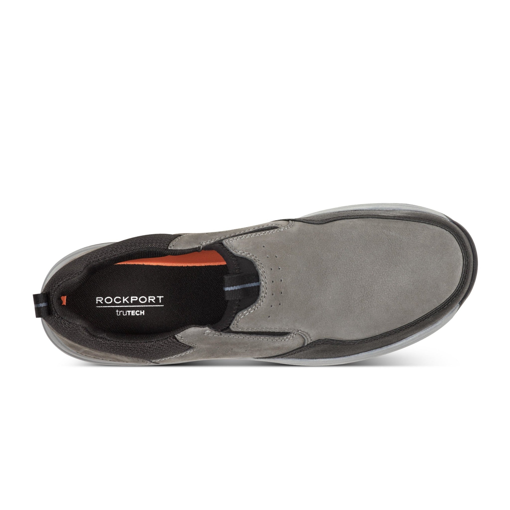 Rockport Falcon Cushioned Slip-On Men's Shoe - Medium Gray - 4