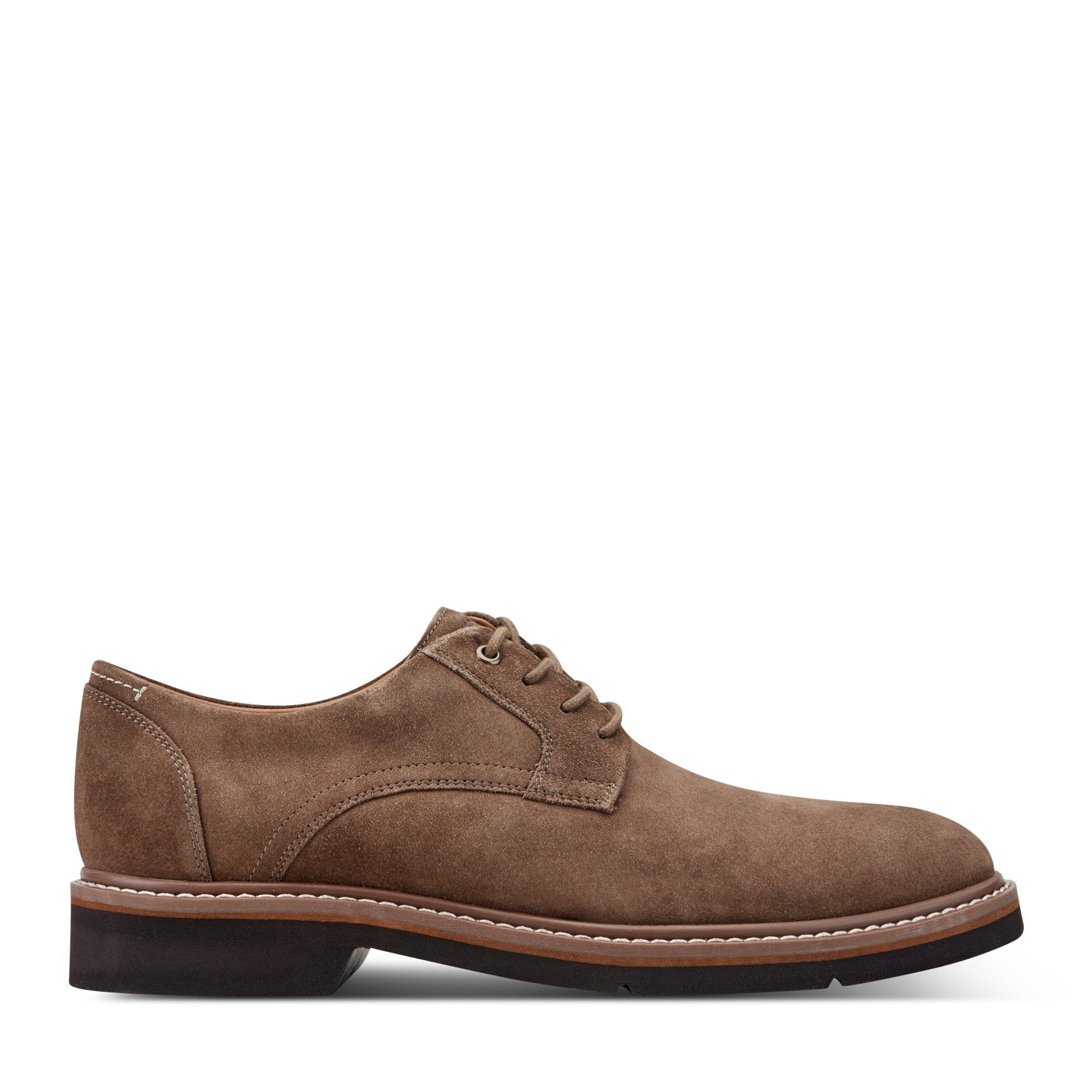 Rockport Foley Lace-Up Cushioned Arch Support Men's Casual Oxford - Brown Suede - 1
