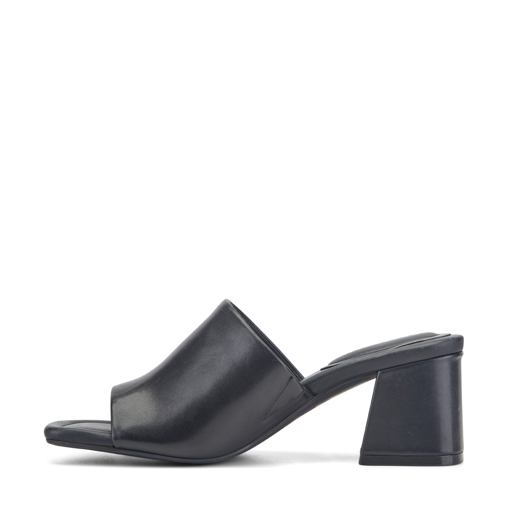 Rockport Gracyn Slip-On Cushioned Comfort & Arch Support Women's Sandal - Black Leather - 4