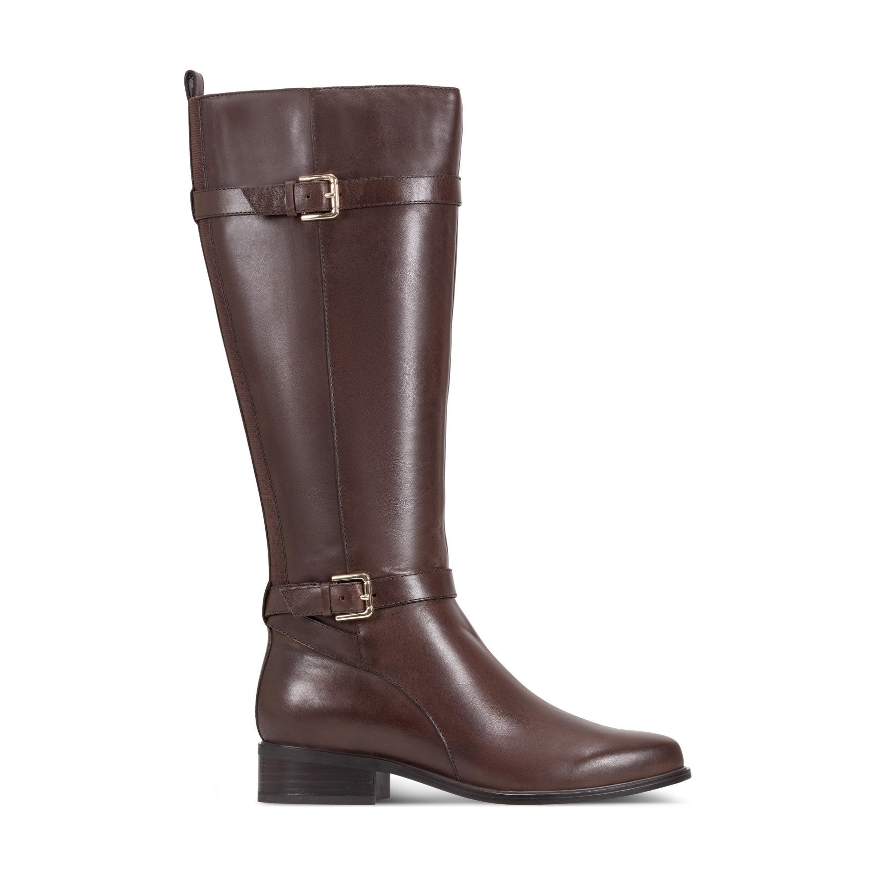 Rockport Harper Riding Boot Cushioned Arch Support Women's Riding Boot - Dark Brown Leather - 1