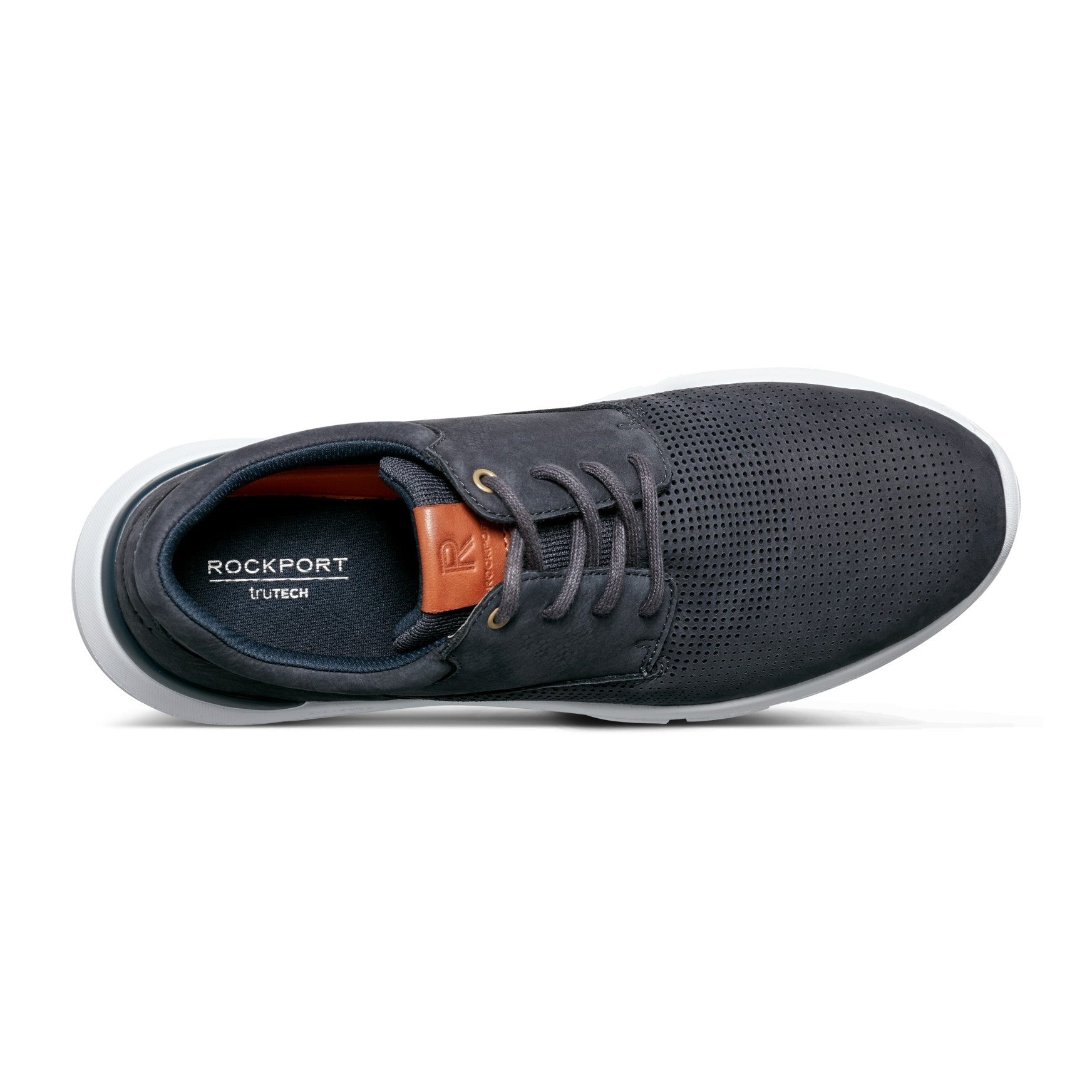 Rockport Jaimie Cushioned Arch-Support Men's Sneaker - Dark Blue Leather - 4